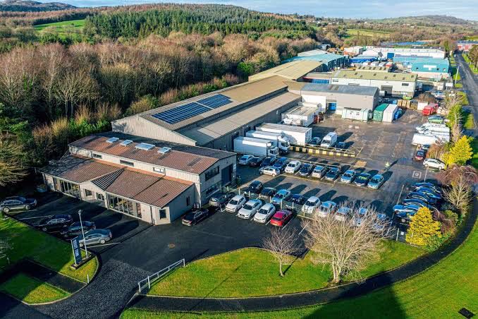Aerial view of the Deli Lites factory site